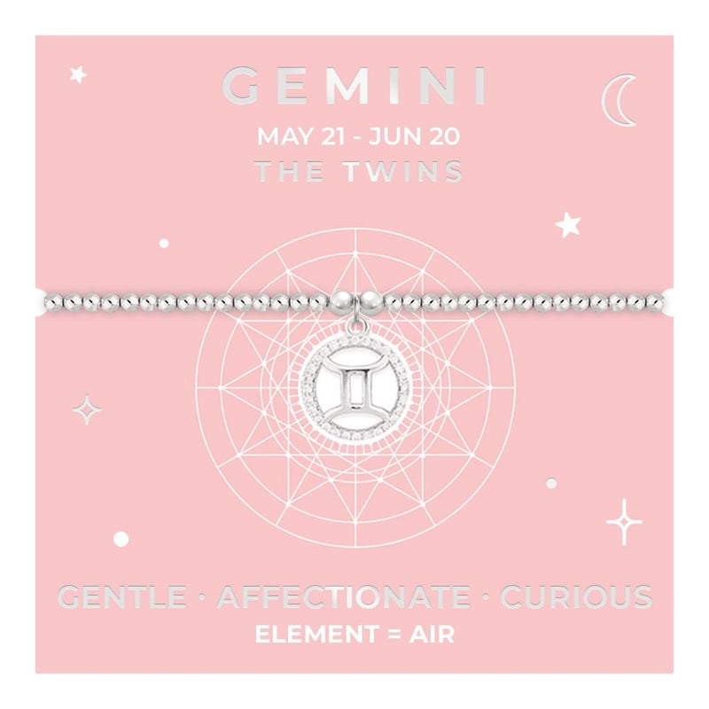 Life Charms Zodiac Bracelet - Gemini - Something Different Gift Shop