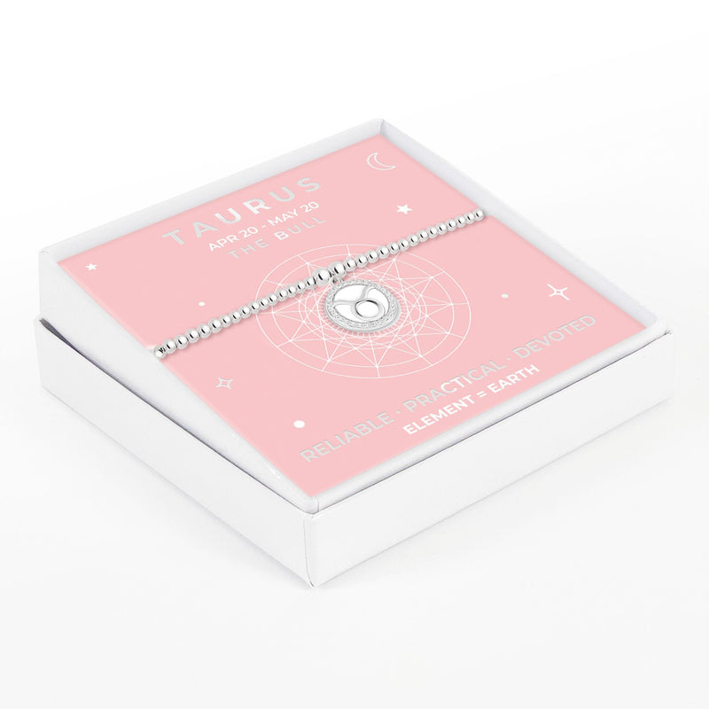 Life Charms Zodiac Bracelet - Taurus - Something Different Gift Shop