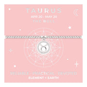 Life Charms Zodiac Bracelet - Taurus - Something Different Gift Shop