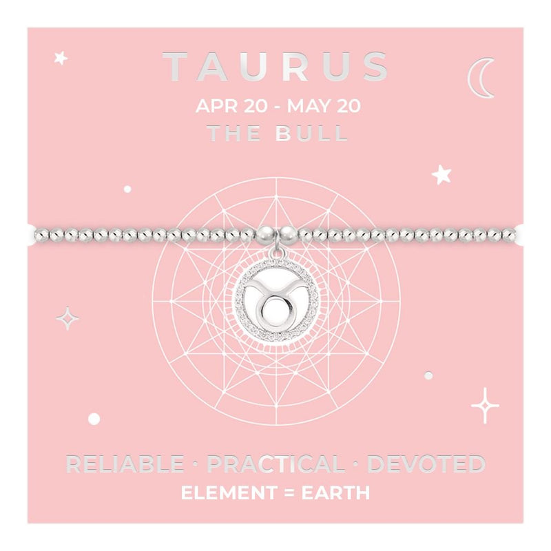Life Charms Zodiac Bracelet - Taurus - Something Different Gift Shop