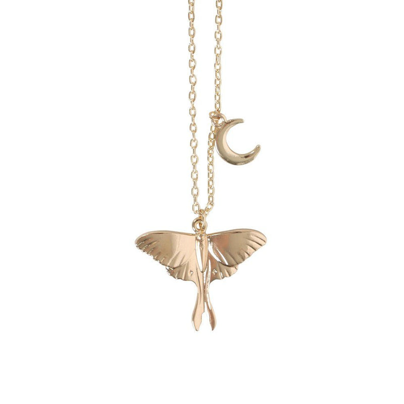 Luna Moth Necklace Card - Something Different Gift Shop