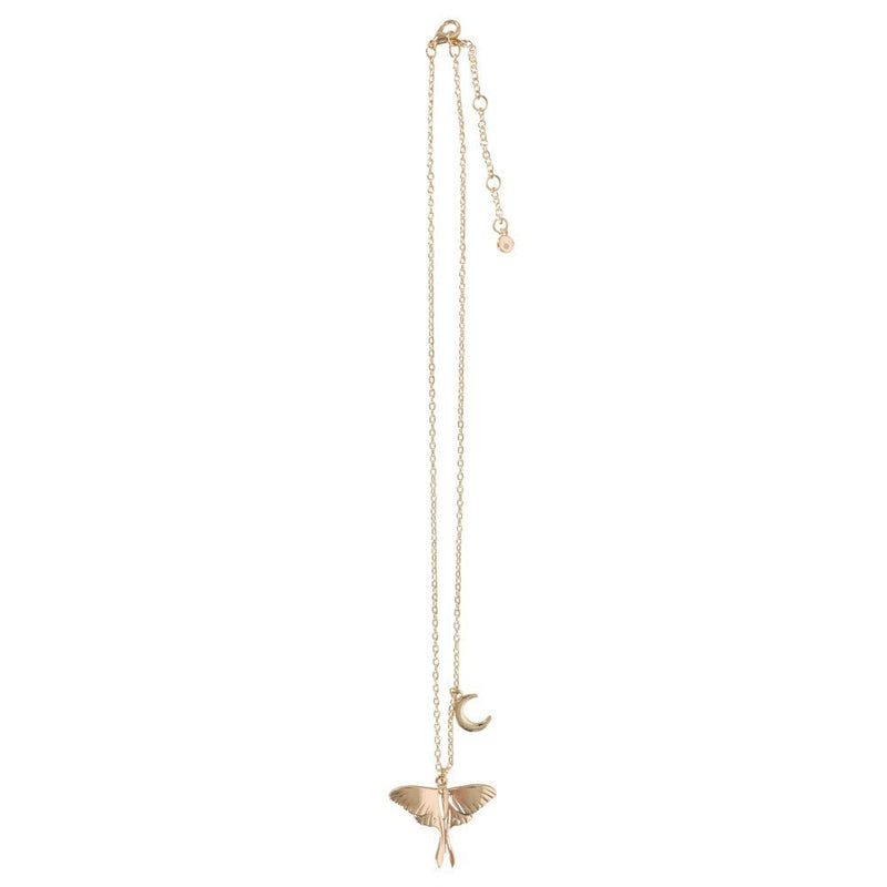 Luna Moth Necklace Card - Something Different Gift Shop