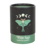 Luna Moth White Sage Candle - Something Different Gift Shop