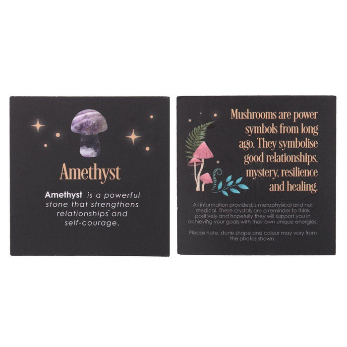Magical Amethyst Crystal Mushroom - Something Different Gift Shop