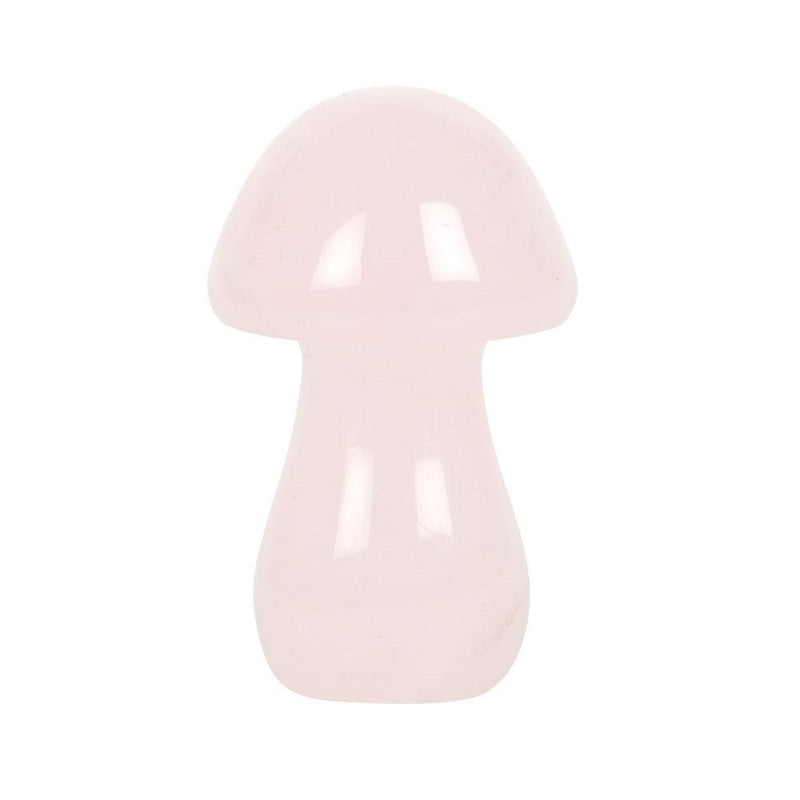 Magical Rose Quartz Crystal Mushroom - Something Different Gift Shop