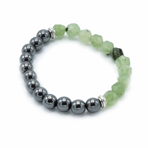 Magnetic Faceted Gemstone Bracelet - Jade - Something Different Gift Shop