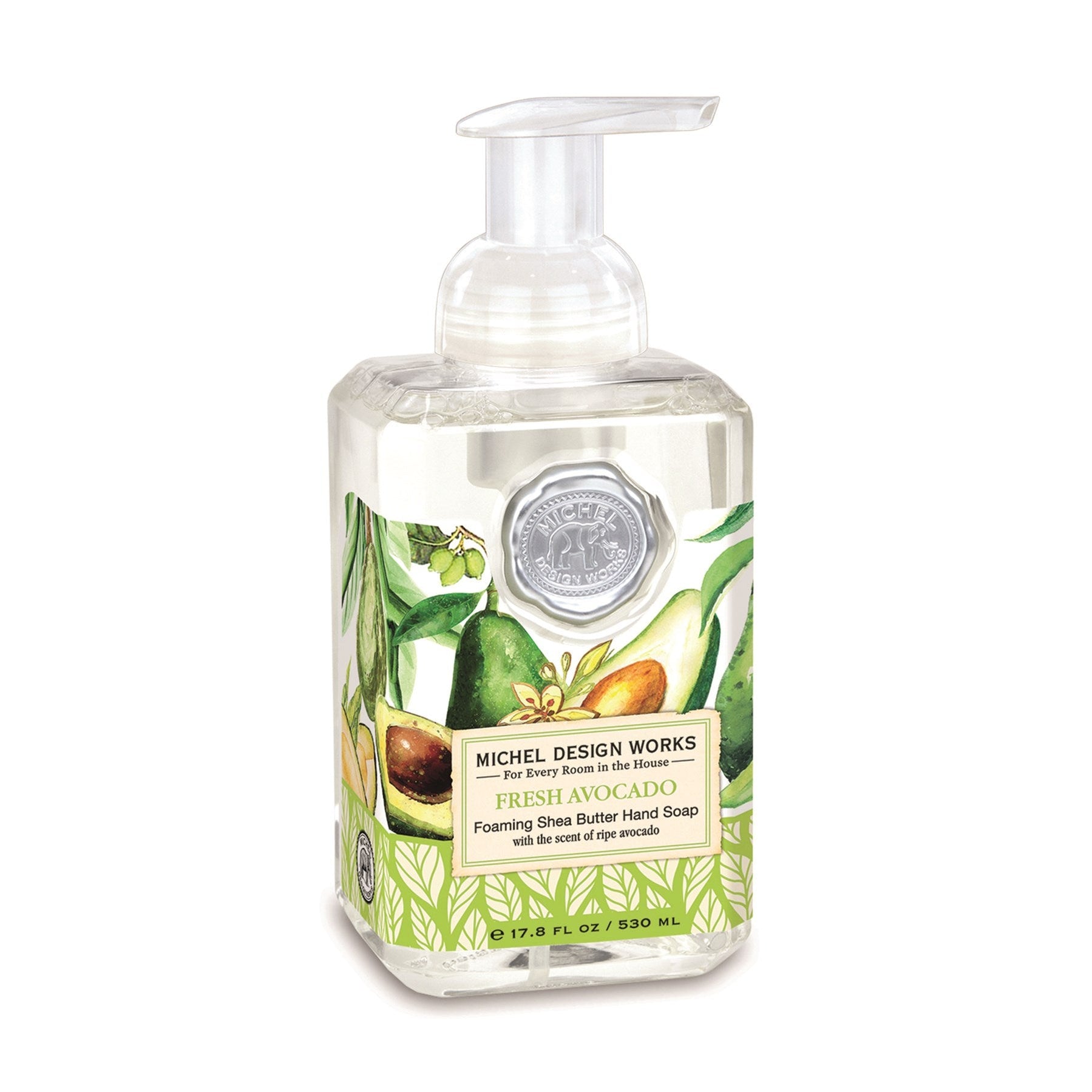 MICHEL DESIGN WORKS Badeseife Fresh Avocado – 245 G, Mit Sheabutter & Palmöl, Handgefertigt In England