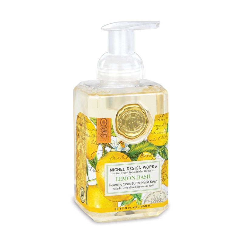 Michel Design Works - Lemon Basil Foaming Hand Soap - Something Different Gift Shop