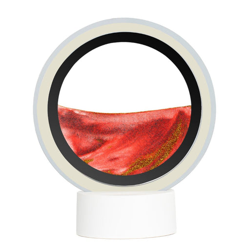 Moodscape Mirrored Ring Sand Picture - Cerise - Something Different Gift Shop