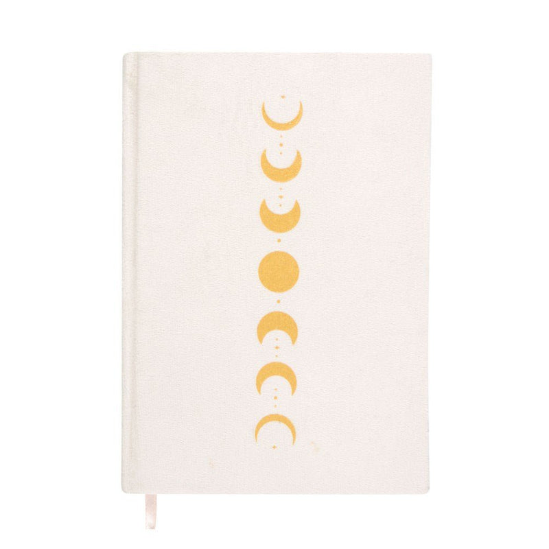 Moon Phase Velvet A5 Notebook - Something Different Gift Shop