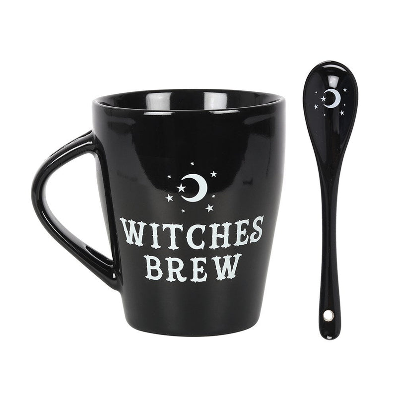 Mug and Spoon Set - Witches Brew - Something Different Gift Shop