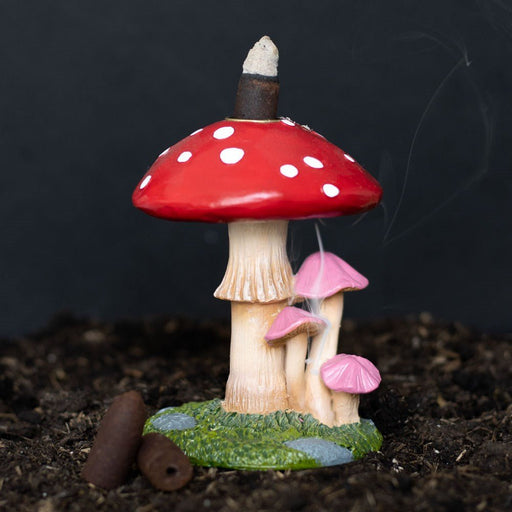 Mushroom Backflow Incense Burner - Something Different Gift Shop