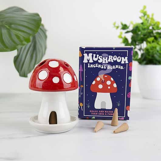 Mushroom Incense Burner - Something Different Gift Shop