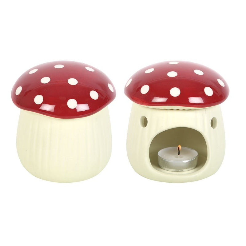 Mushroom Shaped Oil Burner - Something Different Gift Shop