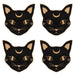 Mystic Mog Cat Face Coaster Set - Something Different Gift Shop