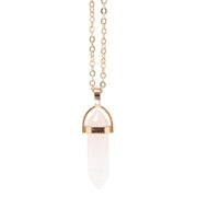 Necklace Card - Clear Quartz Crystal - Something Different Gift Shop
