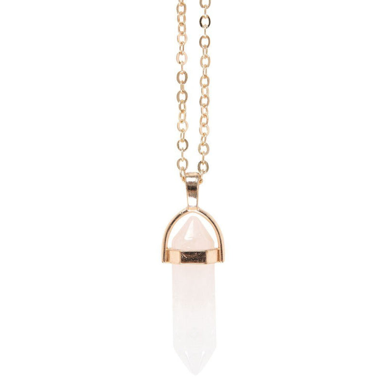 Necklace Card - Clear Quartz Crystal - Something Different Gift Shop
