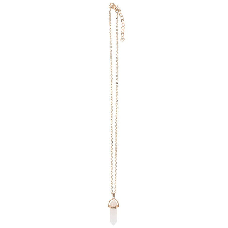Necklace Card - Clear Quartz Crystal - Something Different Gift Shop