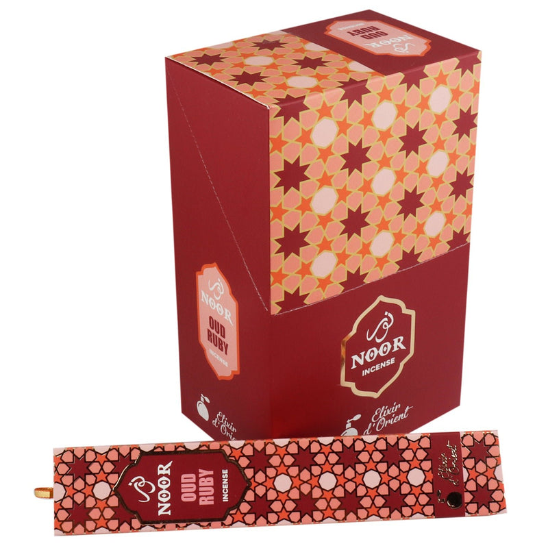 Noor Incense Sticks - Oud Ruby 15g - Something Different Gift Shop