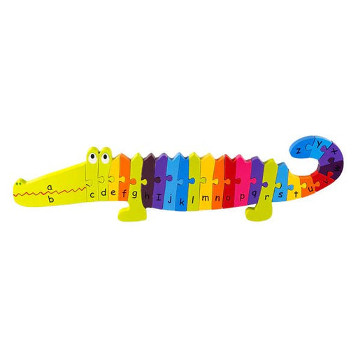 Orange Tree Toys - Crocodile Alphabet Puzzle - Something Different Gift Shop