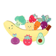 Orange Tree Toys - Happy Veggies & Friends Balancing Game - Something Different Gift Shop