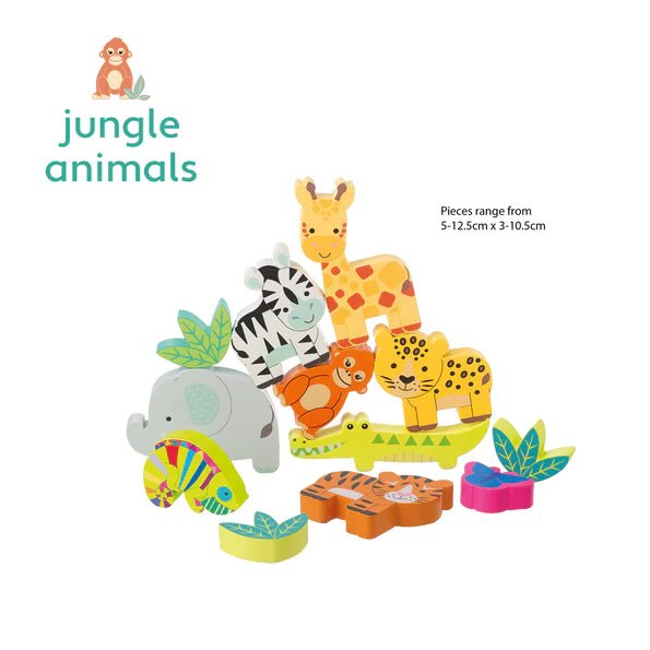 Orange Tree Toys - Stacking Jungle Animals - Something Different Gift Shop