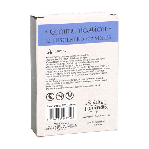 Pack of 12 Communication Spell Candles - Something Different Gift Shop