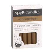 Pack of 12 Grounding Spell Candles - Something Different Gift Shop