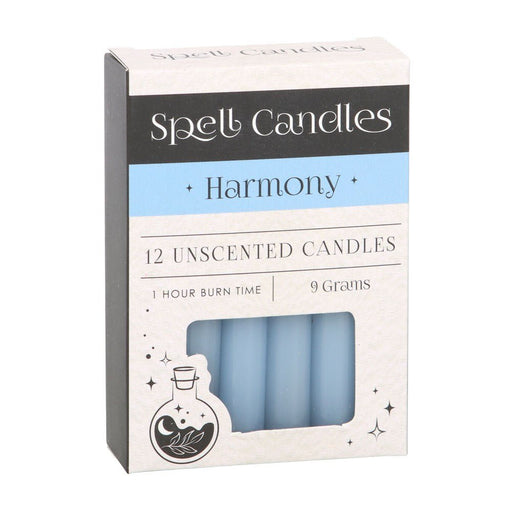 Pack of 12 Harmony Spell Candles - Something Different Gift Shop
