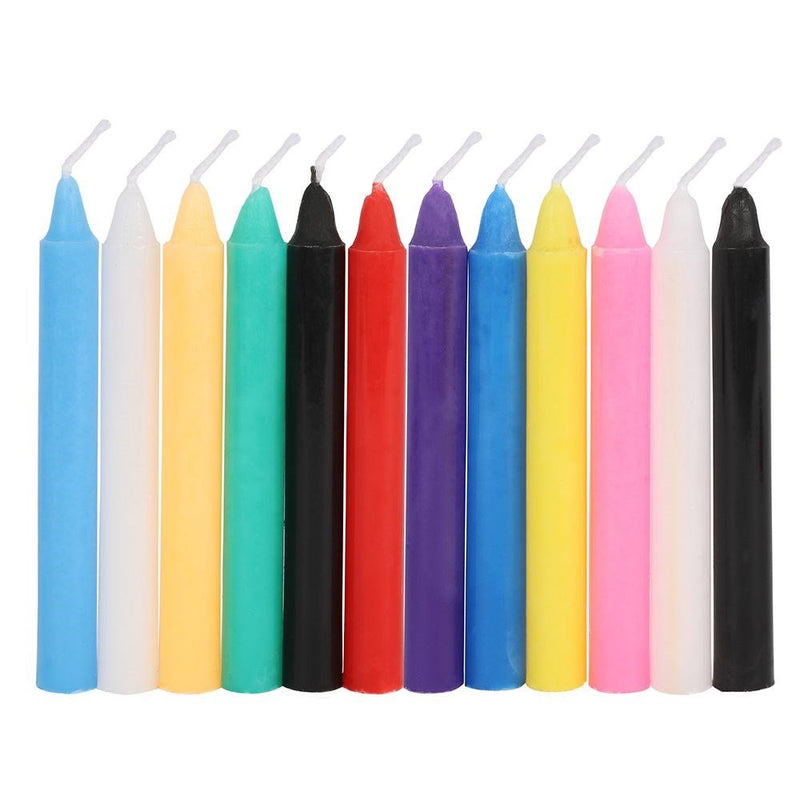 Pack of 12 Mixed Spell Candles - Something Different Gift Shop