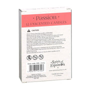 Pack of 12 Passion Spell Candles - Something Different Gift Shop