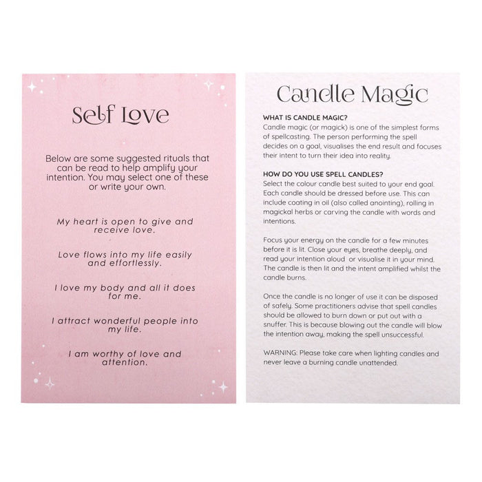 Pack of 12 Self Love Spell Candles - Something Different Gift Shop