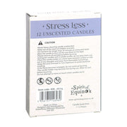Pack of 12 Stress Less Spell Candles - Something Different Gift Shop