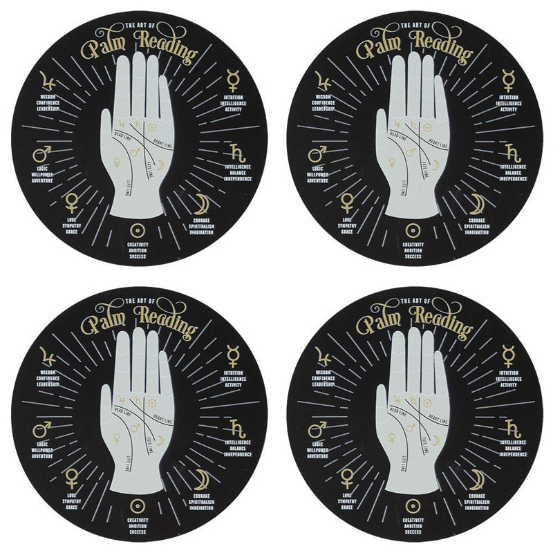 Palm Reading Coaster Set - Something Different Gift Shop