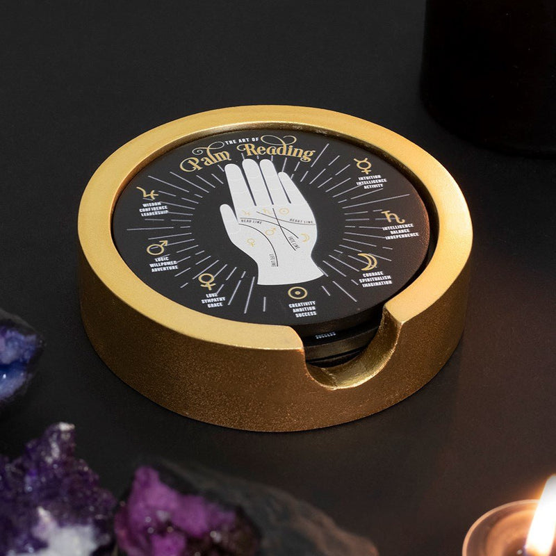Palm Reading Coaster Set - Something Different Gift Shop
