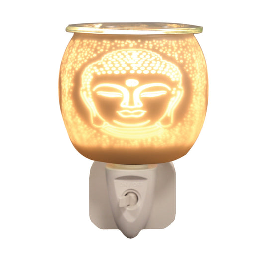 Plug In Wax Warmer - White Satin Buddha - Something Different Gift Shop