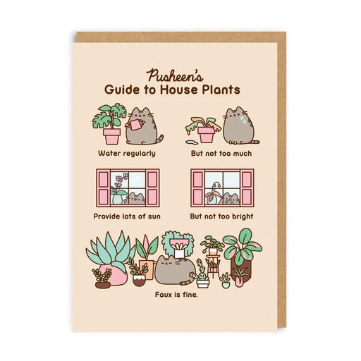 Pusheen - Guide To House Plants - Something Different Gift Shop