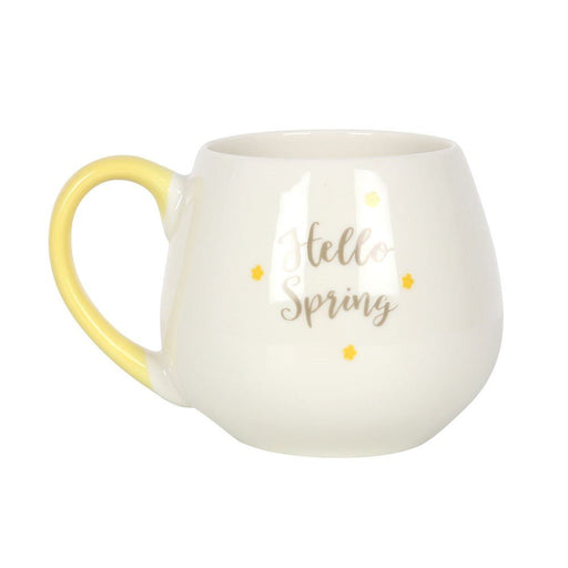 Rounded Ceramic Mug - Hello Spring - Something Different Gift Shop