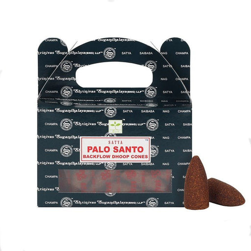 Satya Backflow Dhoop Cones - Palo Santo - Something Different Gift Shop