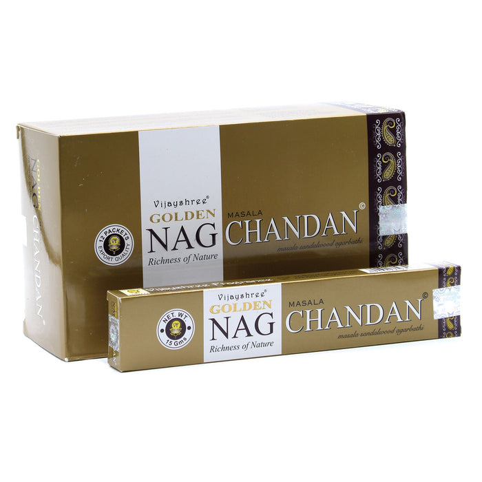 Satya Golden Nag Chandan Incense Sticks 15g - Something Different Gift Shop