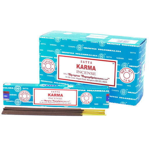 Satya Karma Incense Sticks 15g - Something Different Gift Shop