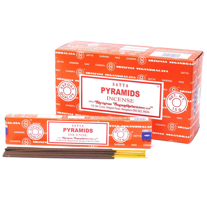 Satya Pyramids Incense Sticks 15g - Something Different Gift Shop