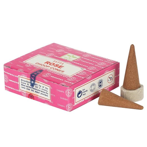 Satya Rose Incense Cones - Something Different Gift Shop