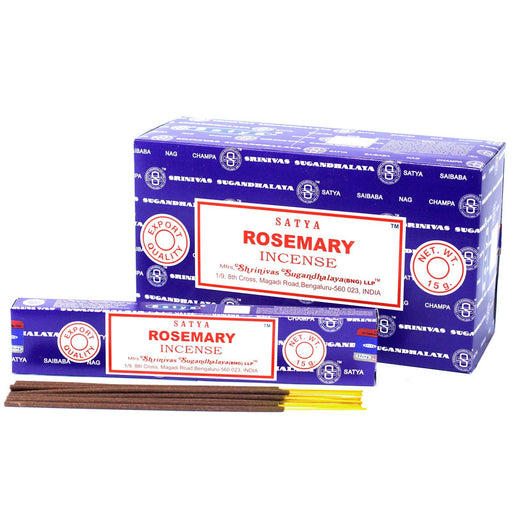 Satya Rosemary Incense Sticks 15g - Something Different Gift Shop