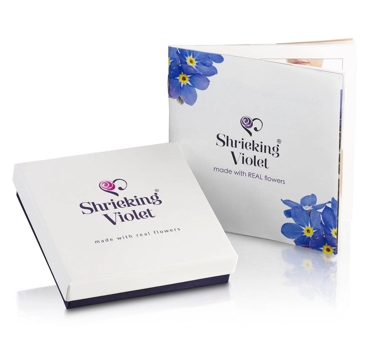 Shrieking Violet Silver Bracelet - Poppy Oval Links - Something Different Gift Shop