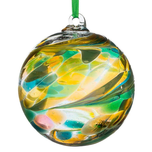 Sienna Glass Birthstone Ball - August - Something Different Gift Shop