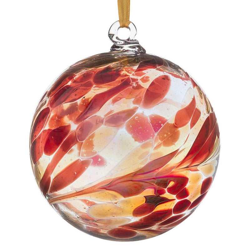 Sienna Glass Birthstone Ball - January