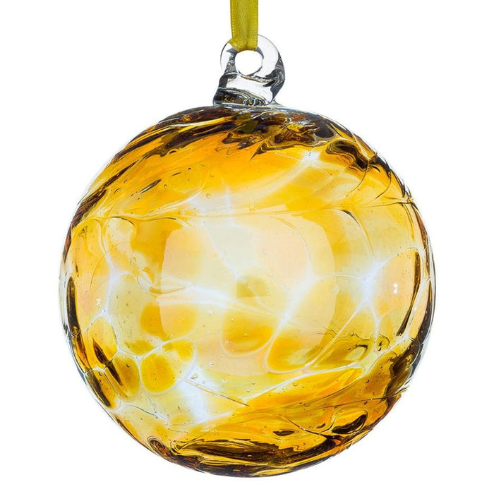 Sienna Glass Birthstone Ball - November - Something Different Gift Shop