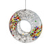 Sienna Glass Hanging Glass Bird Feeder - White - Something Different Gift Shop
