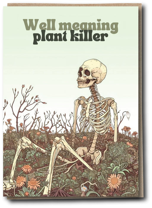Silly Sausage Cards - Plant Killer - Something Different Gift Shop